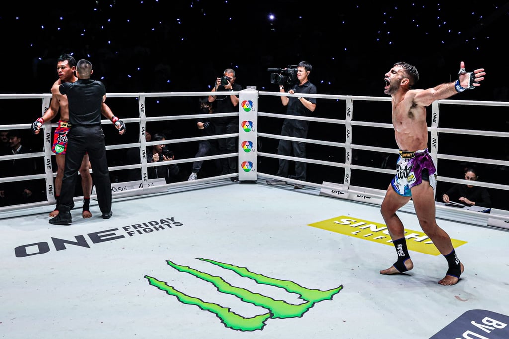 Mohammad Siasarani’s second-round win by knockout came as a surprise. Photo: ONE Championship Mohammad Siasarani’s second-round win by knockout came as a surprise. Photo: ONE Championship