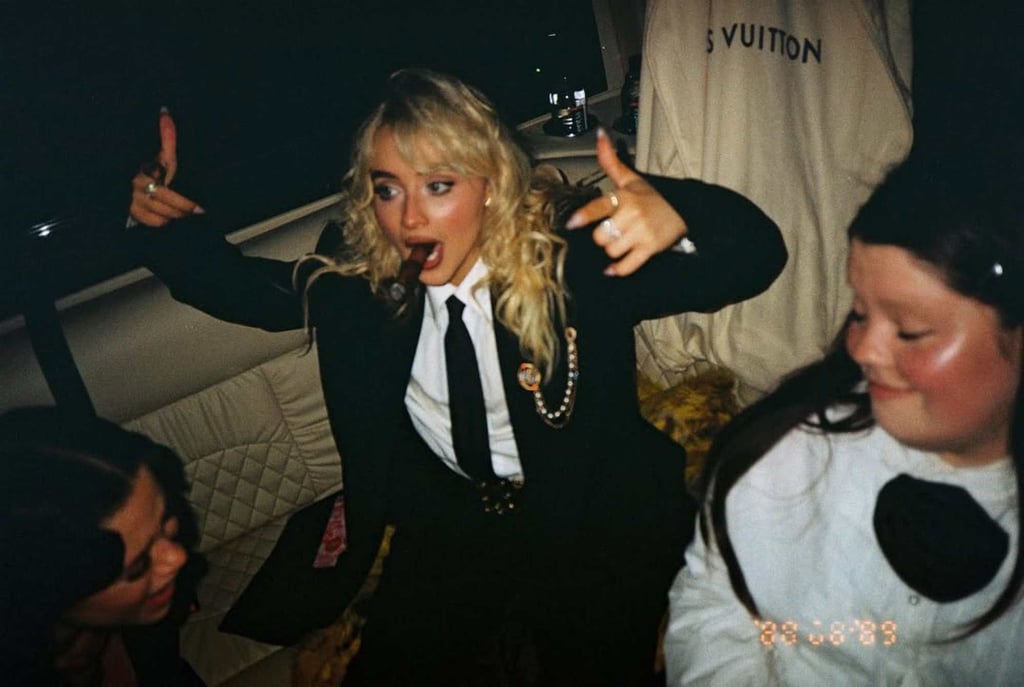 Sabrina Carpenter posted a photograph of herself with a cigar in May 2025. Photo: @sabrinacarpenter/Instagram