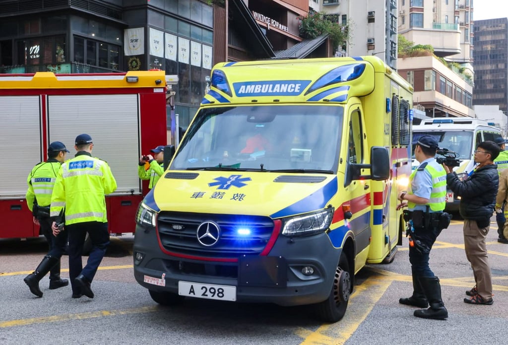 The woman was rushed to hospital but died soon after. Photo: Handout