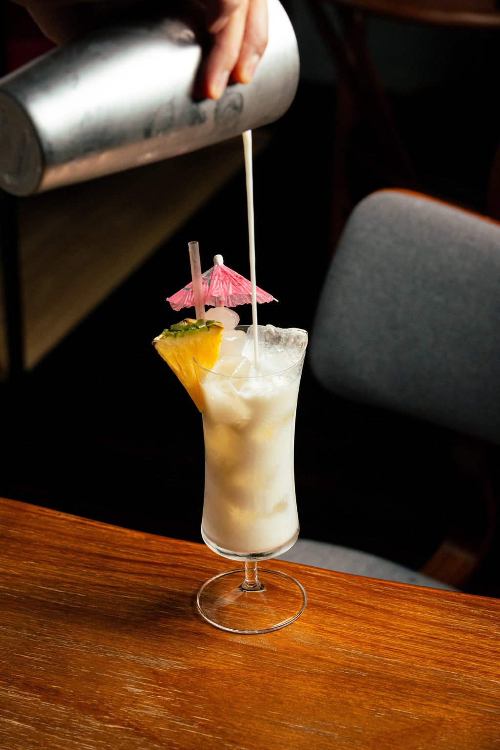 A Piña Colada with plenty of ice, at Last Word in Singapore. Photo: Handout