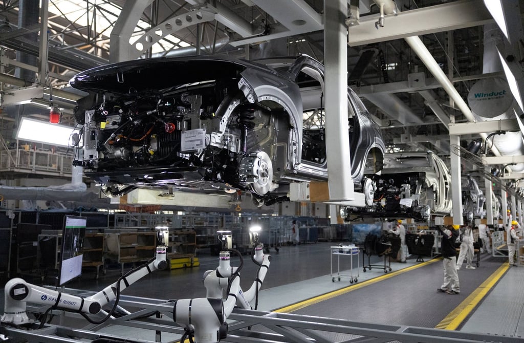 Global competition is increasingly coalescing around a small number of large electric vehicle platforms, industry executives say. Photo: Reuters