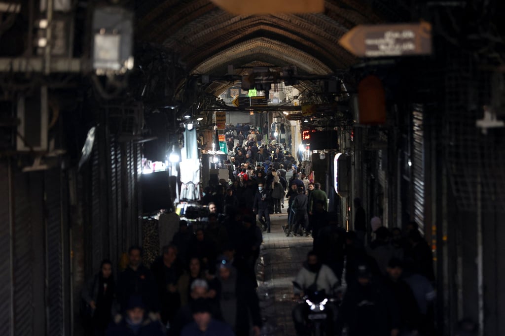 Closed shops in the Tehran Grand Bazaar on Tuesday. Photo: West Asia News Agency via Reuters Closed shops in the Tehran Grand Bazaar on Tuesday. Photo: West Asia News Agency via Reuters