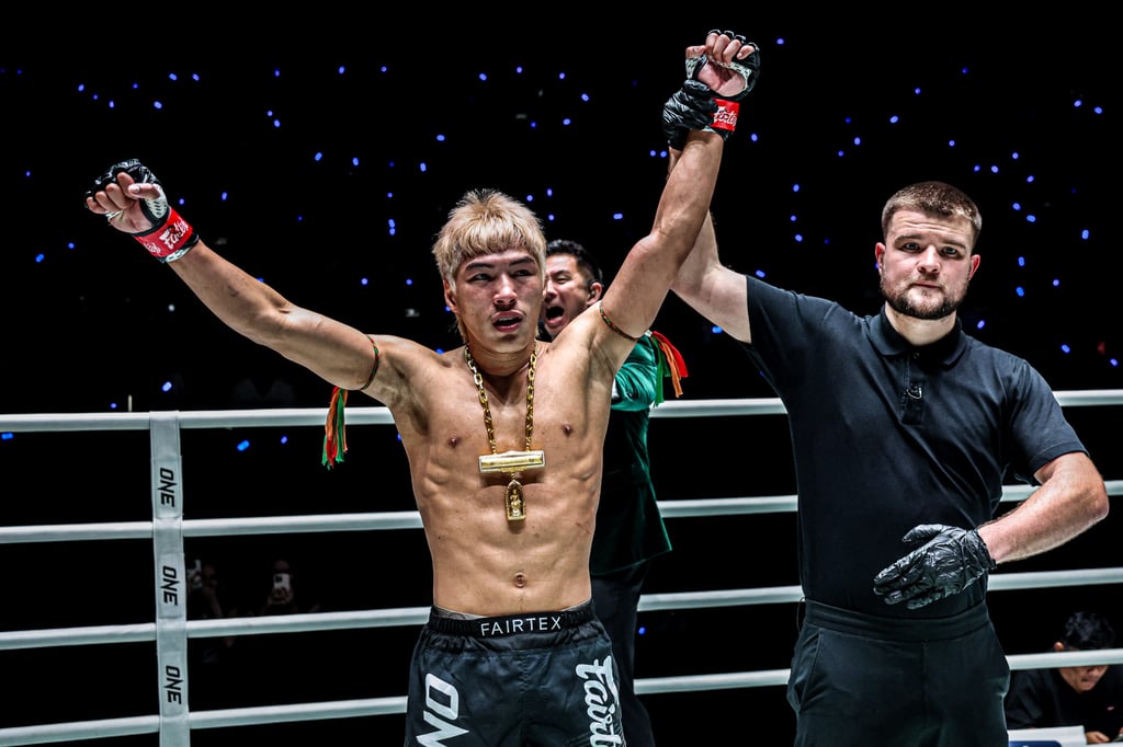 Yod-IQ Pimolsri knocked out Alexey Balyko in a featherweight Muay Thai bout. Photo: Handout