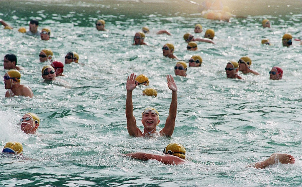 A contestant is all smiles during the 1999 race. Photo: SCMP Archives A contestant is all smiles during the 1999 race. Photo: SCMP Archives