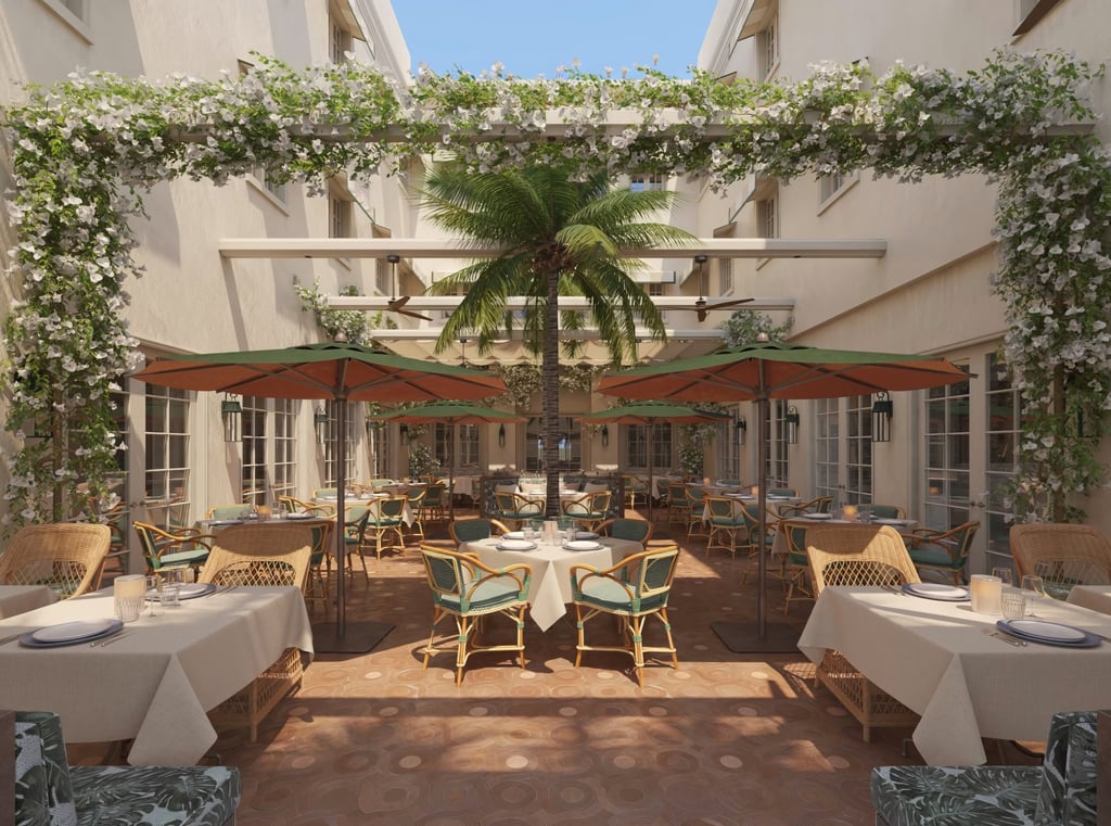The Vineta Hotel is imbued with a Mediterranean style. Photo: Handout