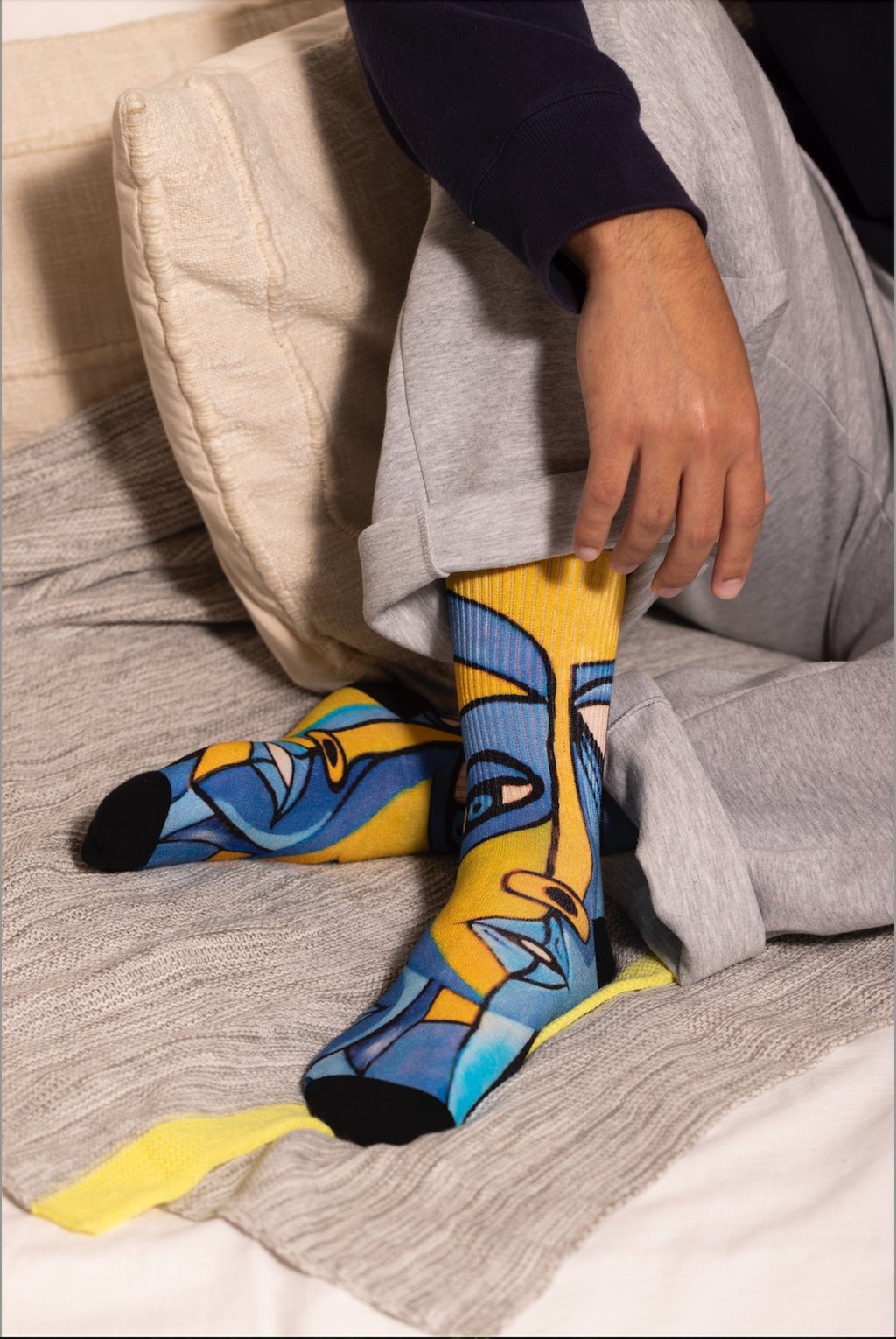 Blellow, by Anthony Adam Mtoka from Tanzania. Photo: courtesy Sababu Socks