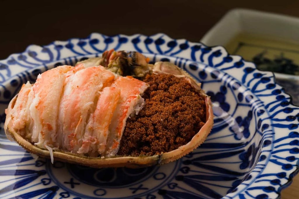 Sushidokoro Mekumi in New York City offers limited season crab omakase. Photo: @mekuminyc/Instagram Sushidokoro Mekumi in New York City offers limited season crab omakase. Photo: @mekuminyc/Instagram