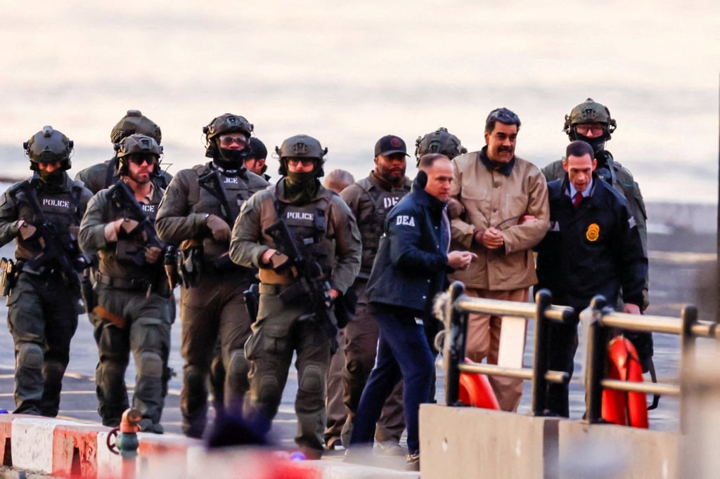 Venezuelan President Nicolas Maduro at the Downtown Manhattan Heliport in New York City. Photo: Reuters Venezuelan President Nicolas Maduro at the Downtown Manhattan Heliport in New York City. Photo: Reuters