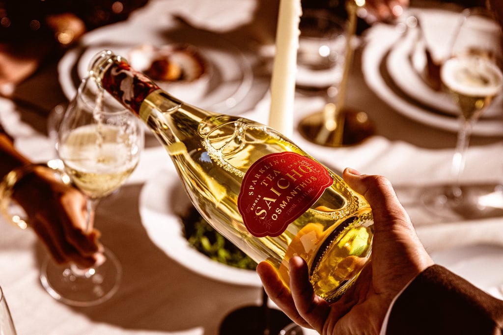 Osmanthus Sparkling Tea from Saicho. Photo: courtesy Saicho