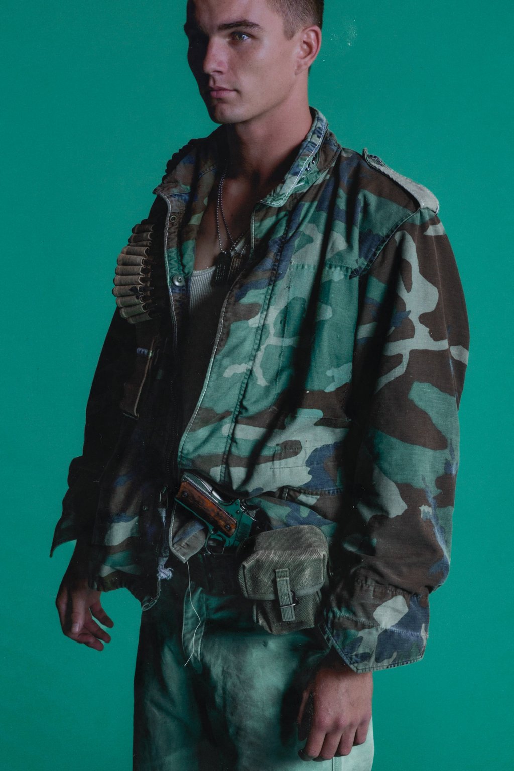 Get camo-ed up in the latest winter styles from Erl. Photo: Handout
