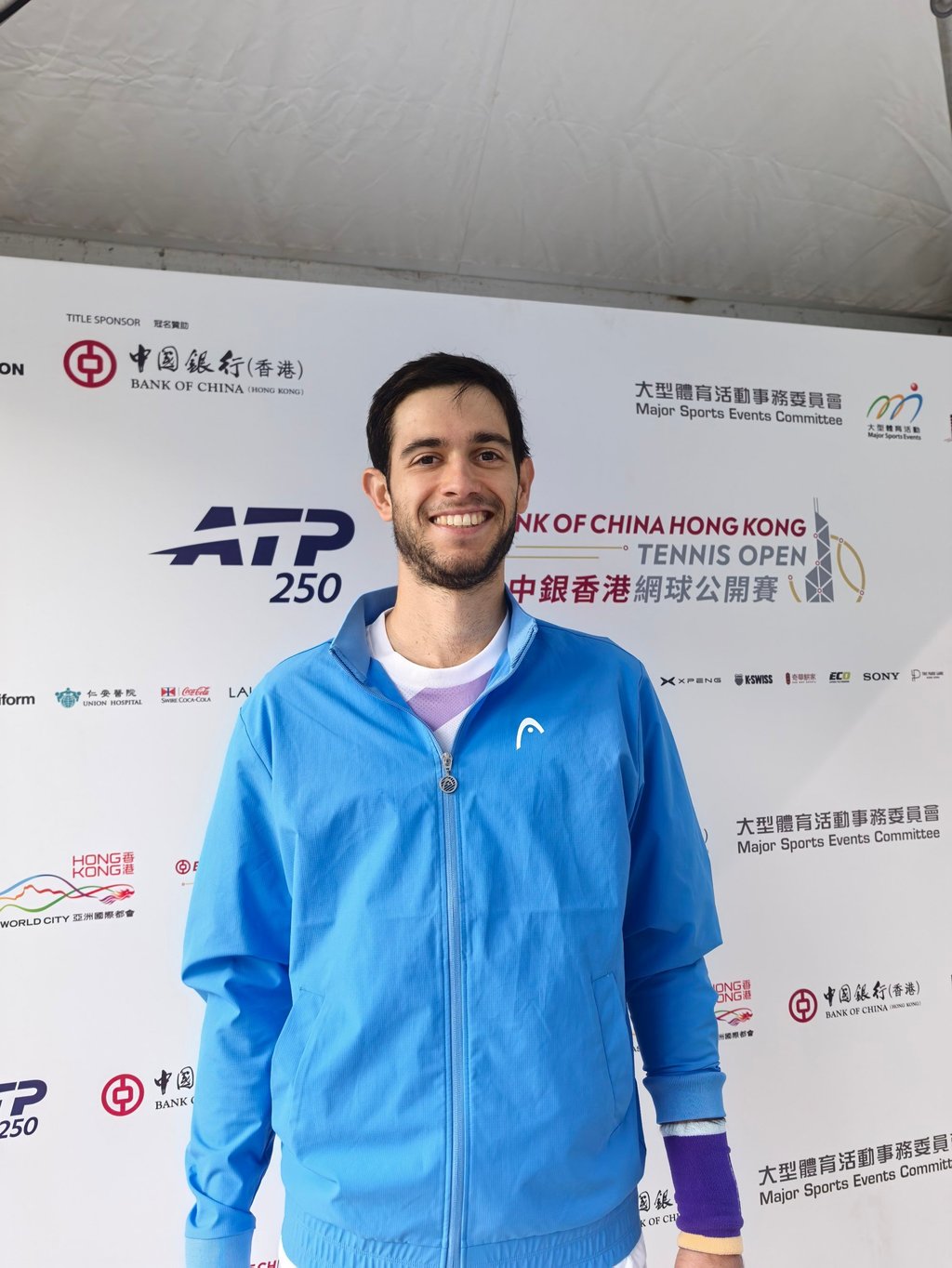 Nuno Borges described the Hong Kong Open as a “good start of the season”. Photo: Ada Li