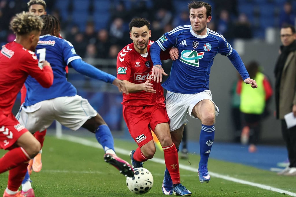 Strasbourg have benefitted from the arrangement though, with Ben Chilwell (left) coming in from Chelsea. Photo: AFP