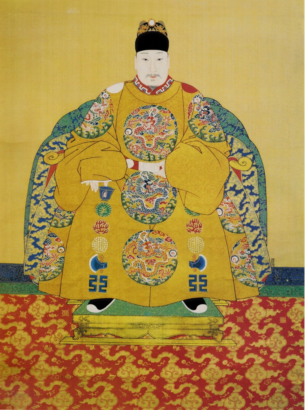 Lukisan Kaisar Wanli (1563-1620).