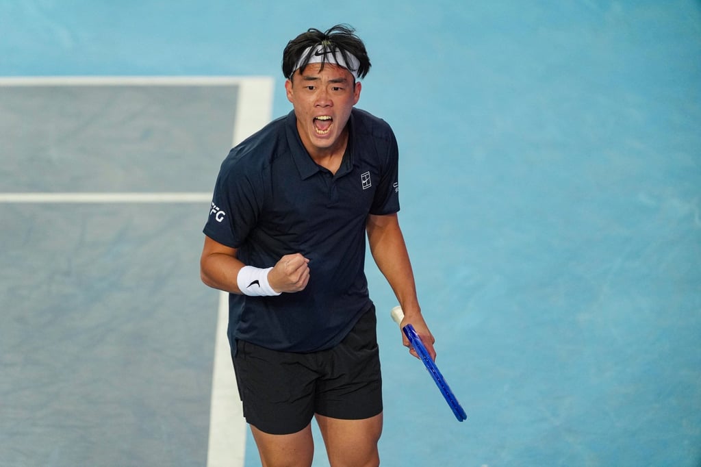 Coleman Wong fires up the crowd during his second round match. Photo: Elson Li