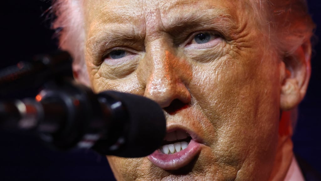 US President Donald Trump addresses House Republicans. Photo: Reuters US President Donald Trump addresses House Republicans. Photo: Reuters