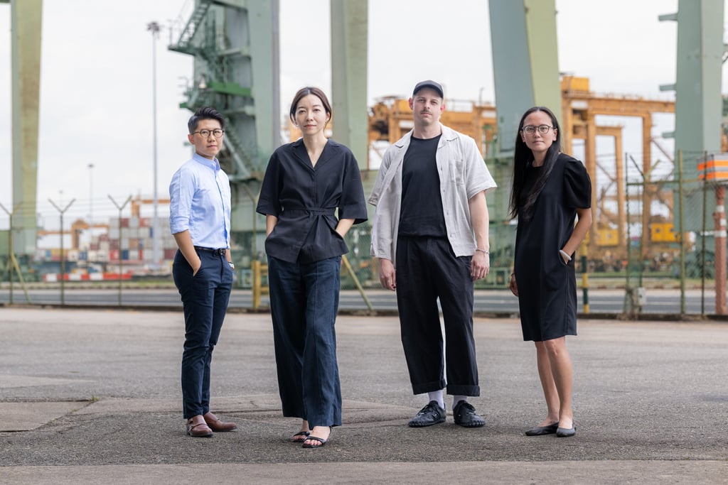 Singapore Biennale curators (from left) Hsu Fang-tze, Selene Yap, Duncan Bass and Ong Puay Khim. Photo: Handout