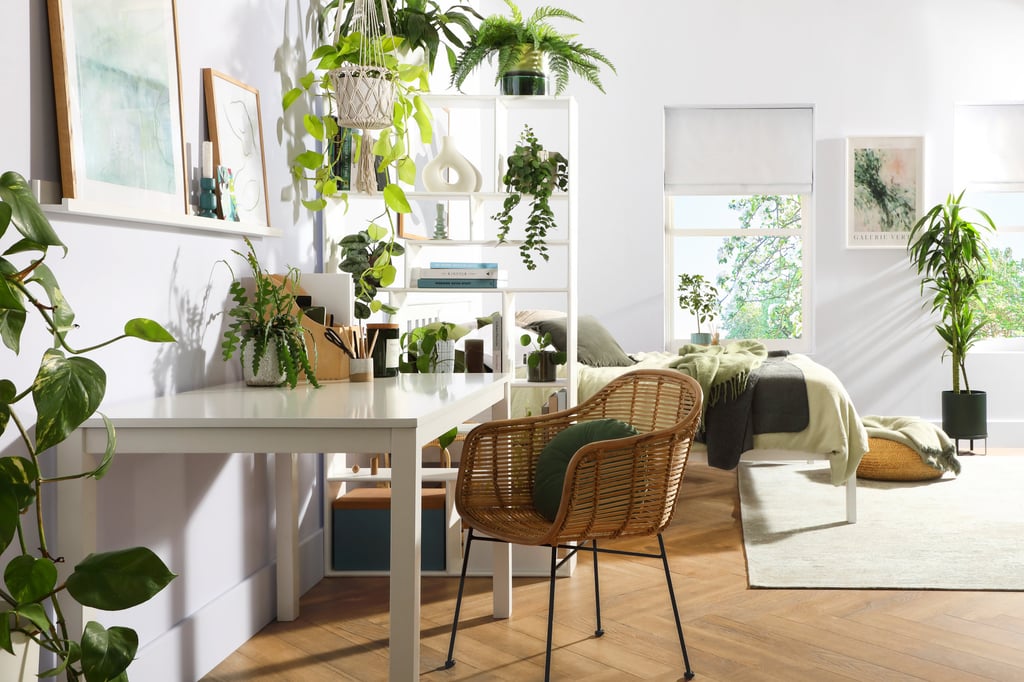 Plants inside – the more the better. Photo: Furniture and Choice