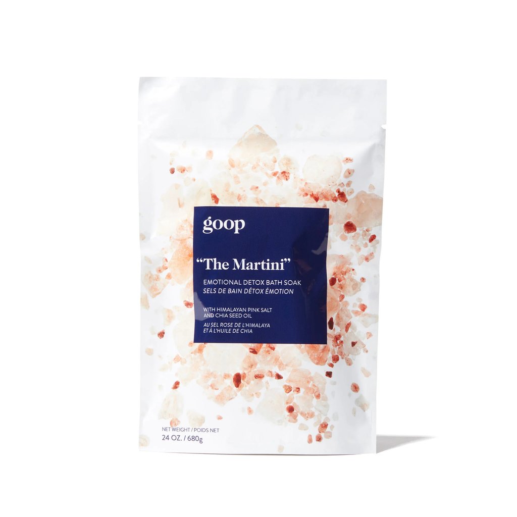 Goop The Martini Emotional Detox Bath Soak. Photo: Handout