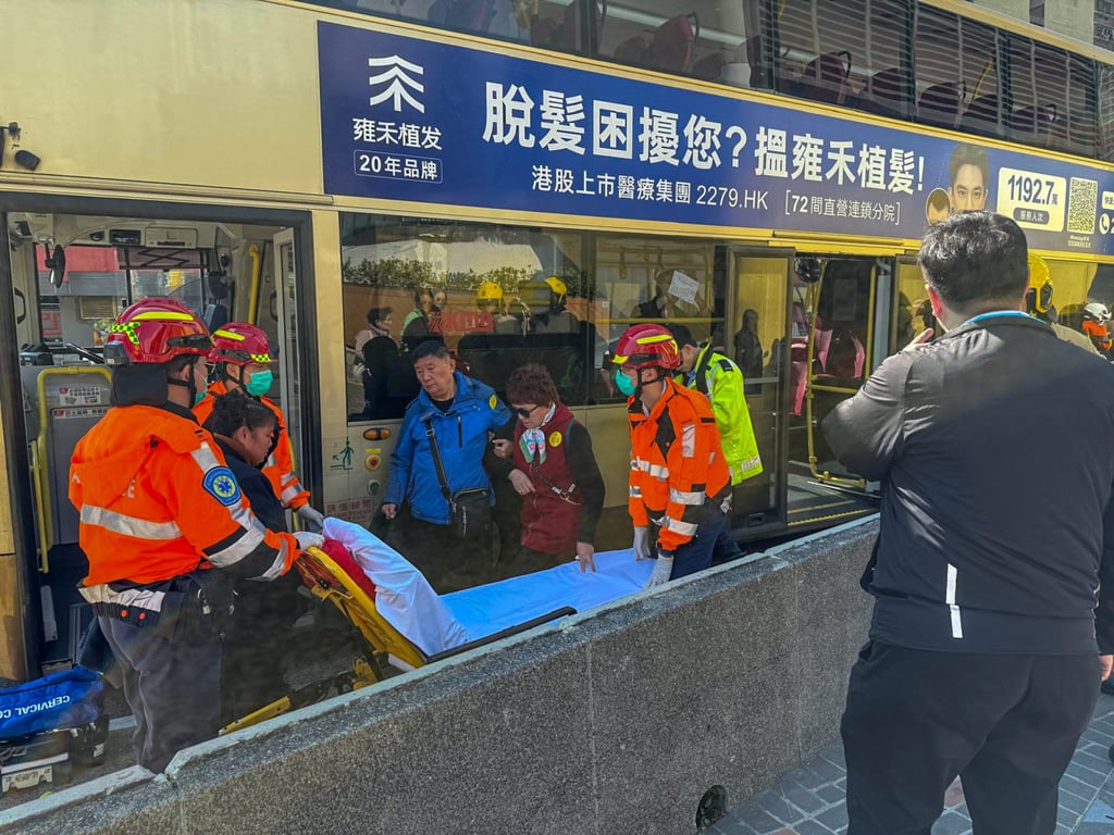 Eight people were injured in the accident. Photo: Facebook/Lee Tung Kong