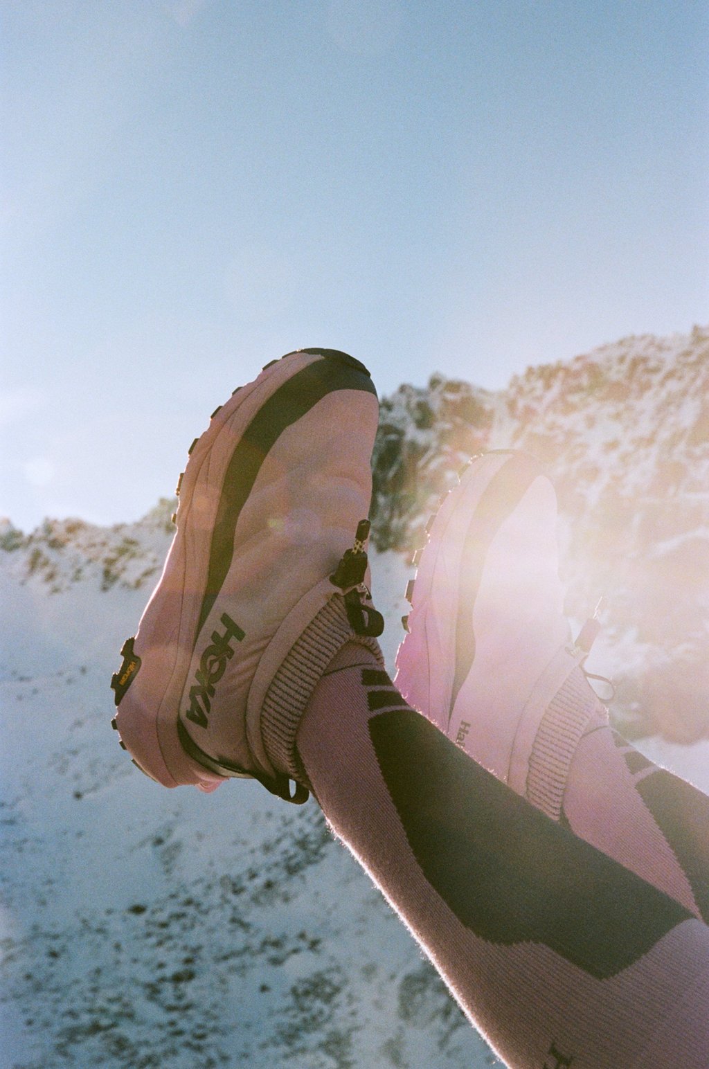 Hoka x Halfdays sneakers for the snow. Photo: Handout