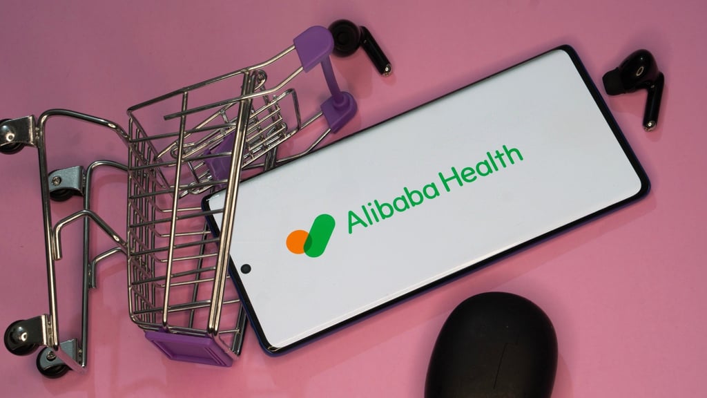 Alibaba Health leads gainers on Monday after rising more than 10 per cent. Photo: Shutterstock