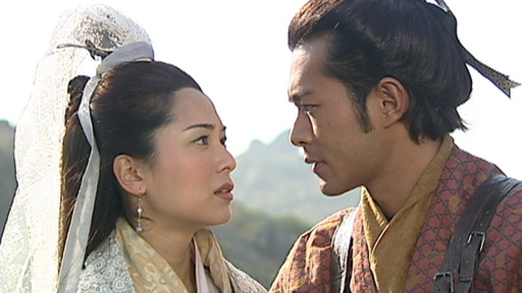 Sonija Kwok (left) and Louis Koo in a still from A Step into the Past (2001). Photo: TVB