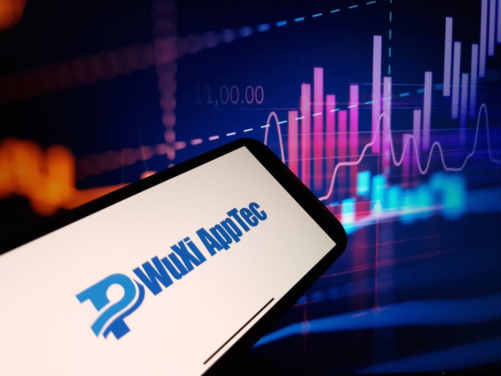 WuXi AppTec is among the biggest gainers on Tuesday. Photo: Shutterstock WuXi AppTec is among the biggest gainers on Tuesday. Photo: Shutterstock