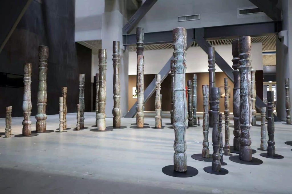 “Windbreak” (2025), by Jaffa Lam at Shanghai’s Power Station of Art. Photo: courtesy of Jaffa Lam and Shanghai Biennale “Windbreak” (2025), by Jaffa Lam at Shanghai’s Power Station of Art. Photo: courtesy of Jaffa Lam and Shanghai Biennale