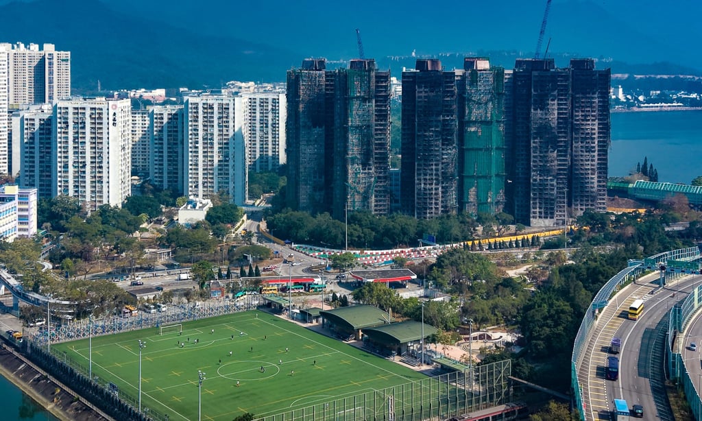 Seven of Wang Fuk Court’s eight blocks were devastated by a deadly fire in November. Photo: Sam Tsang