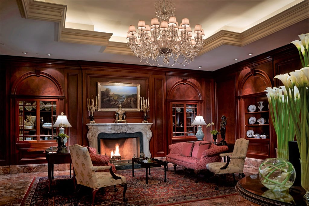 The Ritz-Carlton Osaka’s lobby features European-style decor. Photo: Handout