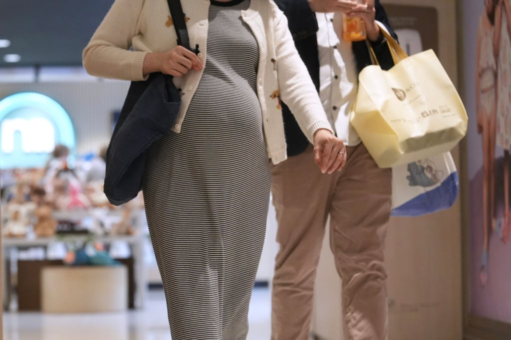 A pregnant woman shopping. Some people online have described the move as “mad”. Photo: Sun Yeung
