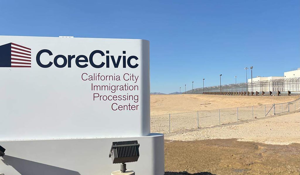 California’s largest ICE detention facility. Photo: TNS