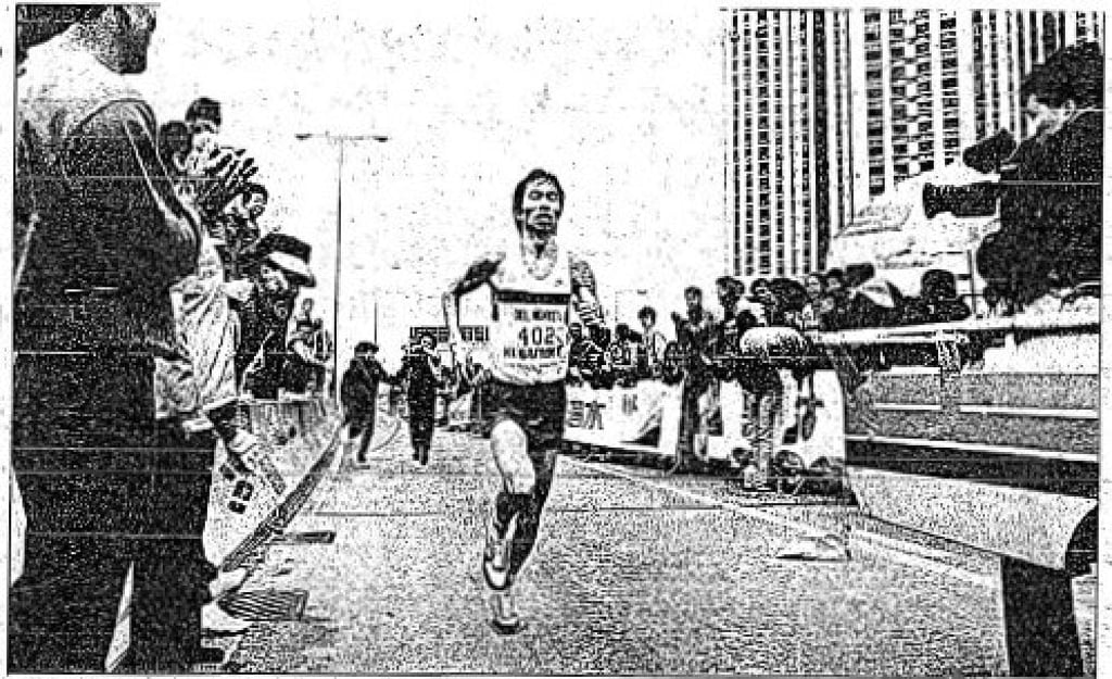 The marathon moved to Hong Kong Island’s Eastern Corridor for the first time in 1988, attracting nearly 1,000 runners. Photo: SCMP
