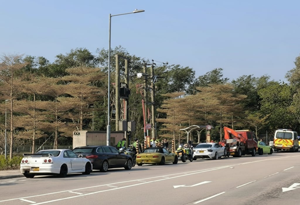 Police have said that officers intercepted 50 vehicles on suspicion of illegal modification during the two-day operation. Photo: Handout