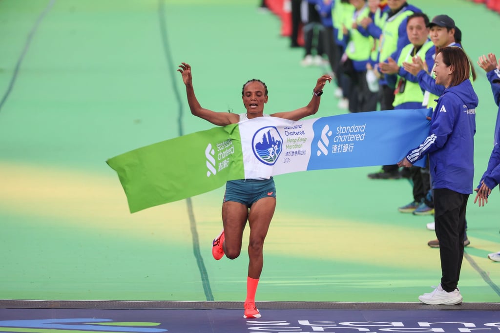 Shitaye Eshete of Bahrain made good on her pre-race pledge to ‘smash it’. Photo: Dickson Lee