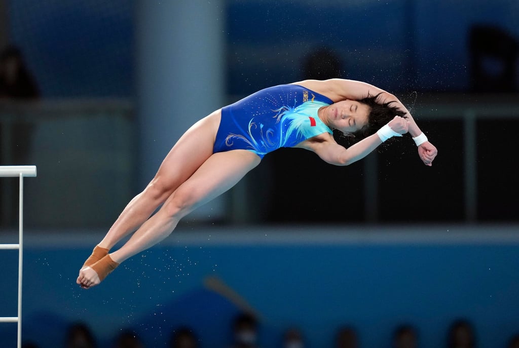 As one of China’s top athletes, Quan claimed gold in the 10-metre platform diving at the Tokyo Olympics at just 14 and successfully defended her title at the Paris Olympics in 2024. Photo: Xinhua/Luo Yuan As one of China’s top athletes, Quan claimed gold in the 10-metre platform diving at the Tokyo Olympics at just 14 and successfully defended her title at the Paris Olympics in 2024. Photo: Xinhua/Luo Yuan
