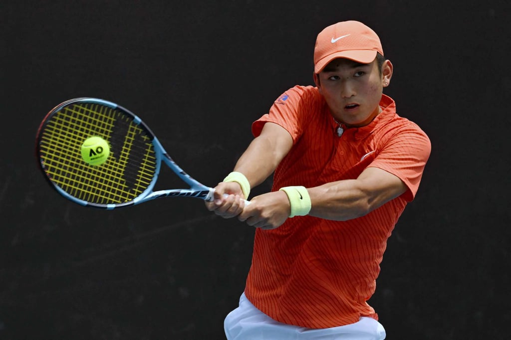 China’s Jerry Shang hit 63 winners in his victory, which took two hours and 52 minutes, on Monday. Photo: AFP