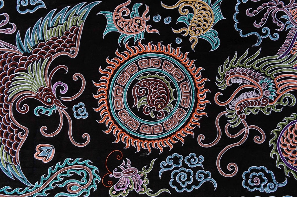 An example of Shui horsetail hair embroidery. Photo: Visual China Group via Getty Images An example of Shui horsetail hair embroidery. Photo: Visual China Group via Getty Images