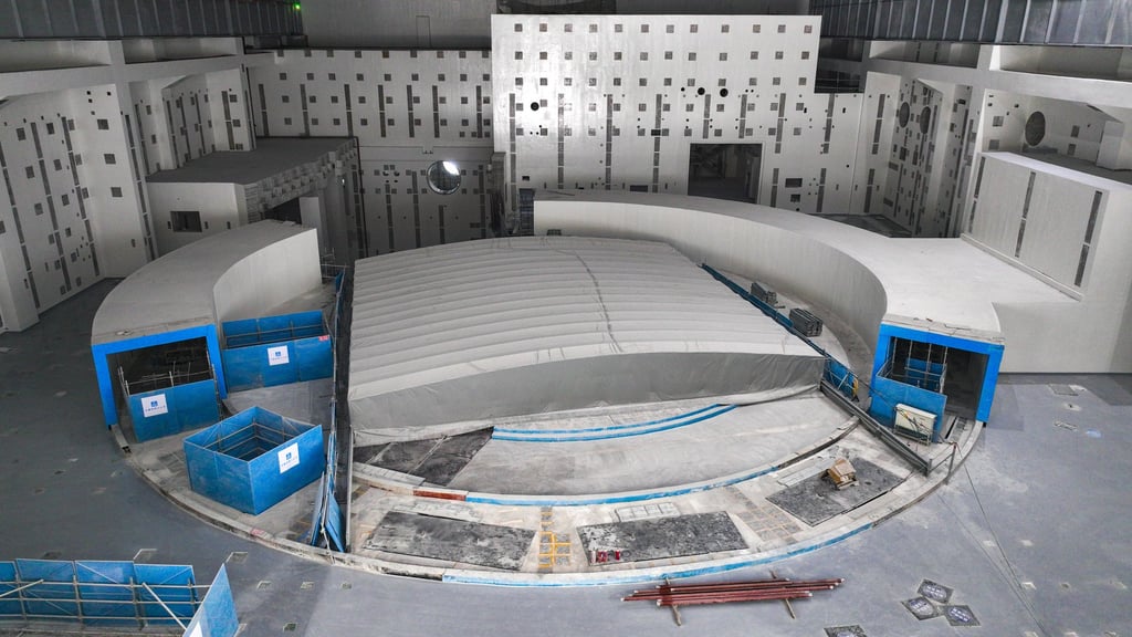 The Compact Fusion Experimental Facility is under construction in Hefei in this photo taken on November 24, 2025. Photo: Xinhua