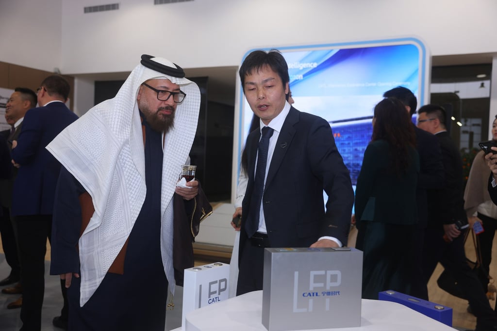 CATL opened the Middle East’s first battery after-sales service centre in Riyadh this month. Photo: CATL via Xinhua