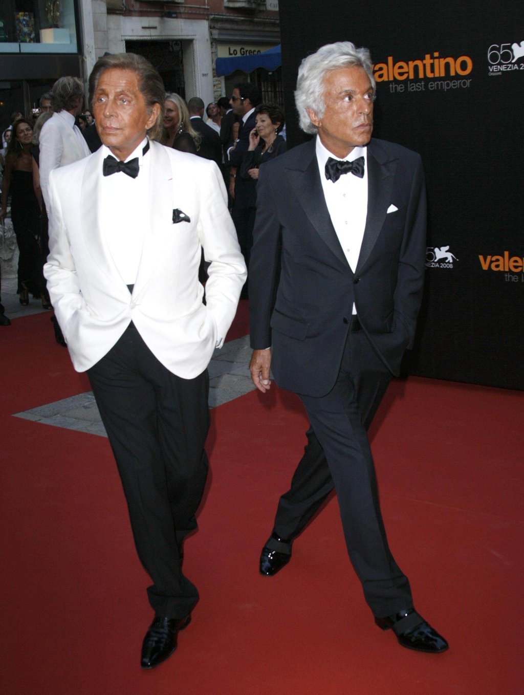Valentino Garavani (left) and Giancarlo Giammetti at the premiere of the documentary Valentino: The Last Emperor, at the Venice Film Festival in 2008. Photo: Reuters Valentino Garavani (left) and Giancarlo Giammetti at the premiere of the documentary Valentino: The Last Emperor, at the Venice Film Festival in 2008. Photo: Reuters