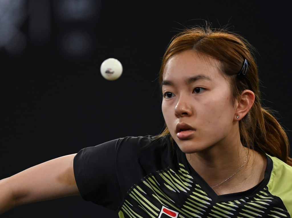Hong Kong’s Pedrey Ng and partner Doo have reached the women’s doubles semi-finals. Photo: Xinhua