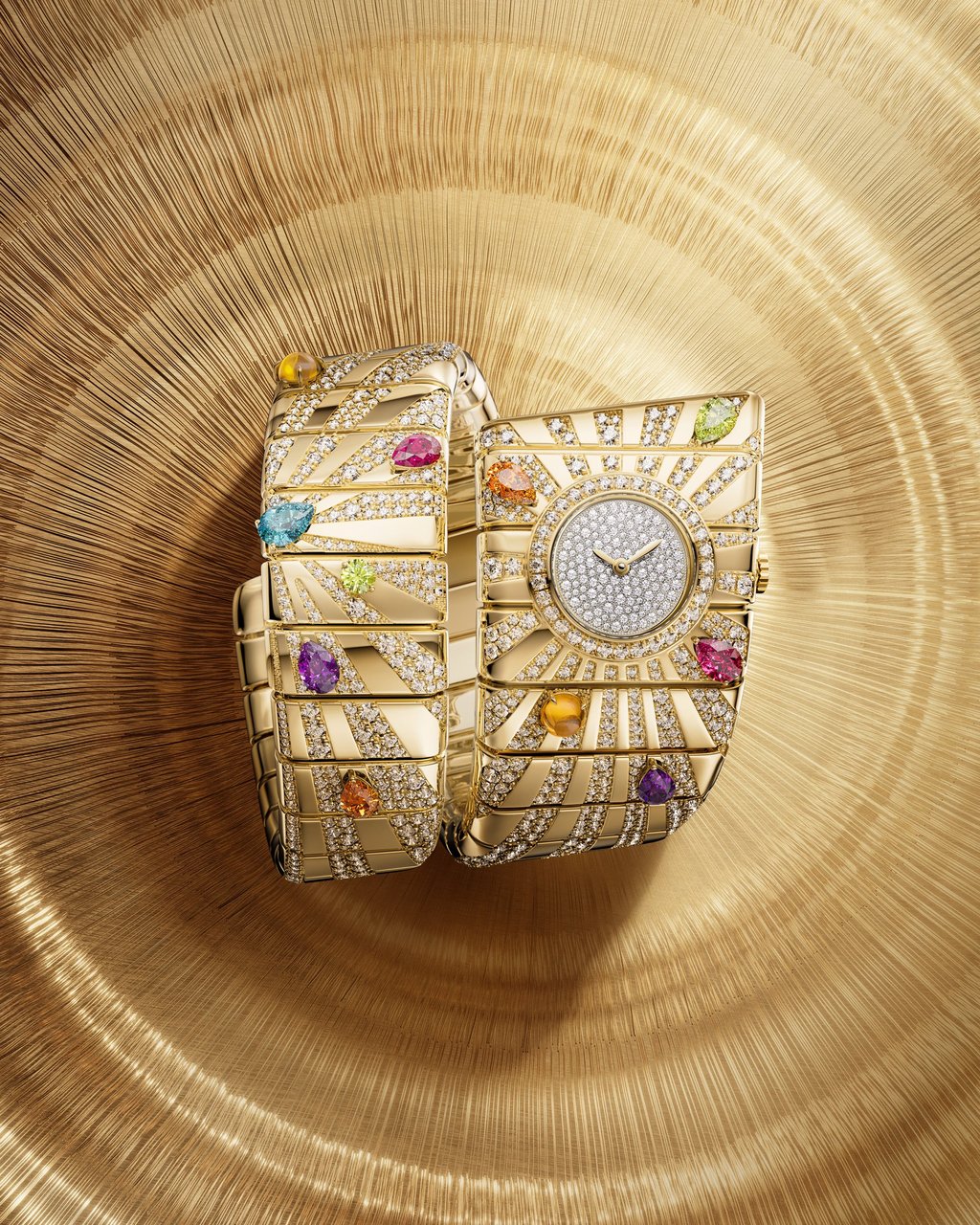 The bejewelled Bulgari Tubogas Manchette. Photo: Handout The bejewelled Bulgari Tubogas Manchette. Photo: Handout