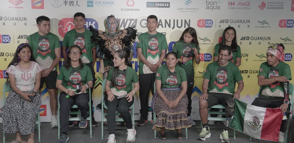 The Unstoppable Mexico team ahead of their respective Hong Kong trail race challenges. Photo: Handout