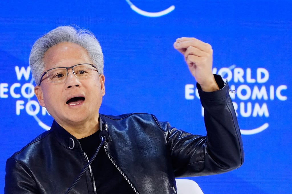 Nvidia founder and CEO Jensen Huang speaks at the World Economic Forum in Davos, Switzerland, January 21, 2026. Photo: AP Nvidia founder and CEO Jensen Huang speaks at the World Economic Forum in Davos, Switzerland, January 21, 2026. Photo: AP
