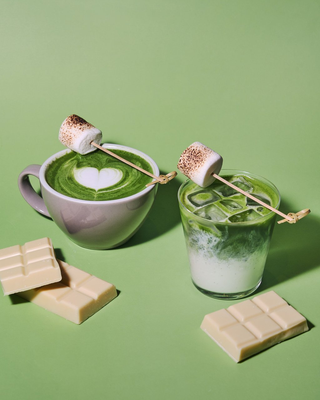 Matchali’s white chocolate matcha latte. Photo: courtesy Matchali