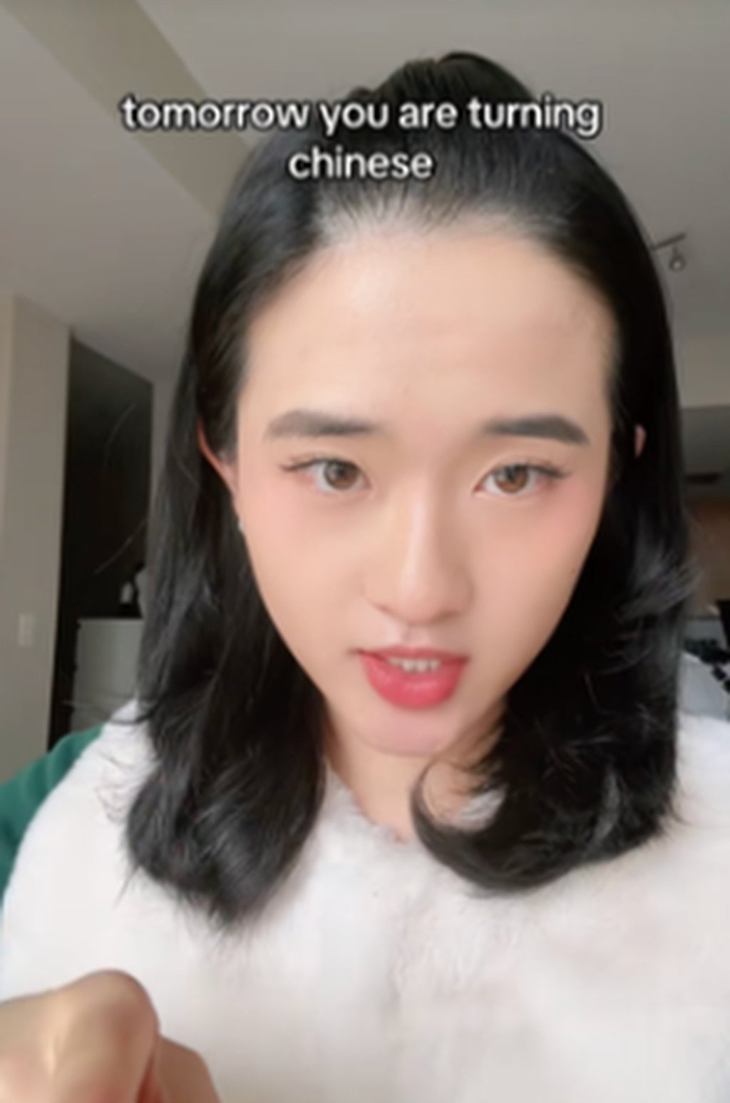 TikTokker Sherry, above, a Chinese-American, sparked this trend by sharing her cultural insights online. Photo: shobserver.com