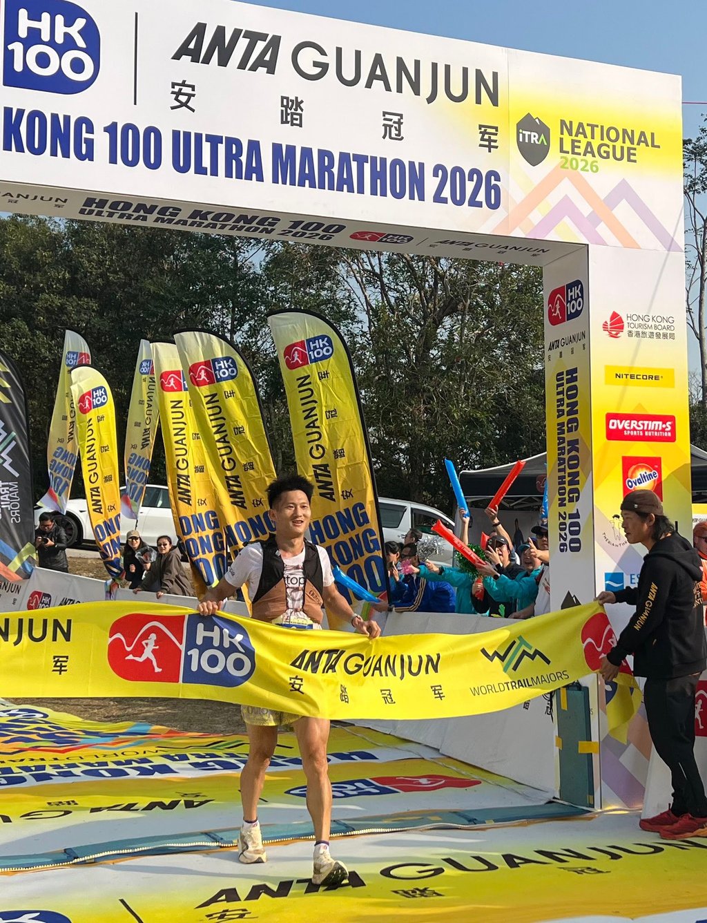 Qin Guidu, who was second 12 months ago, won the men’s race in 8:52.36. Photo: Handout.