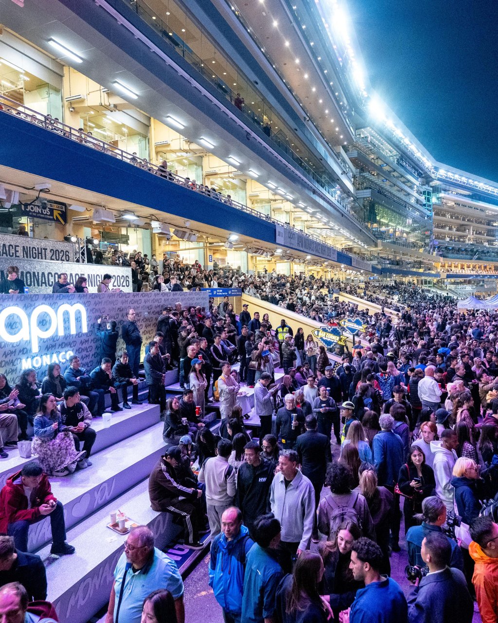The APM Monaco Race Night on January 14 at Hong Kong’s famous Happy Valley Racecourse. Photo: Handout
