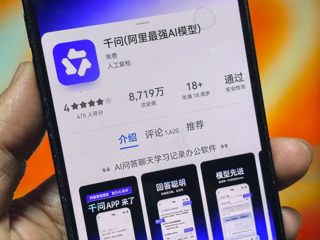Amid a fiercely contested market for consumer AI applications, Alibaba also announced a major update to its flagship Qwen AI app, connecting it to its wider portfolio of services. Photo: Simon Song Amid a fiercely contested market for consumer AI applications, Alibaba also announced a major update to its flagship Qwen AI app, connecting it to its wider portfolio of services. Photo: Simon Song